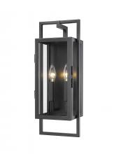 Z-Lite 598S-BK - Lucian 2 LT Small Outdoor Wall Sconce