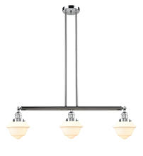 Innovations Lighting 213-PC-G531 - Oxford - 3 Light - 40 inch - Polished Chrome - Stem Hung - Adjustable Island Light