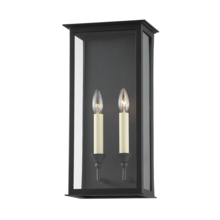 Troy B6992-TBK - CHAUNCEY 2LT EXTERIOR WALL SCONCE